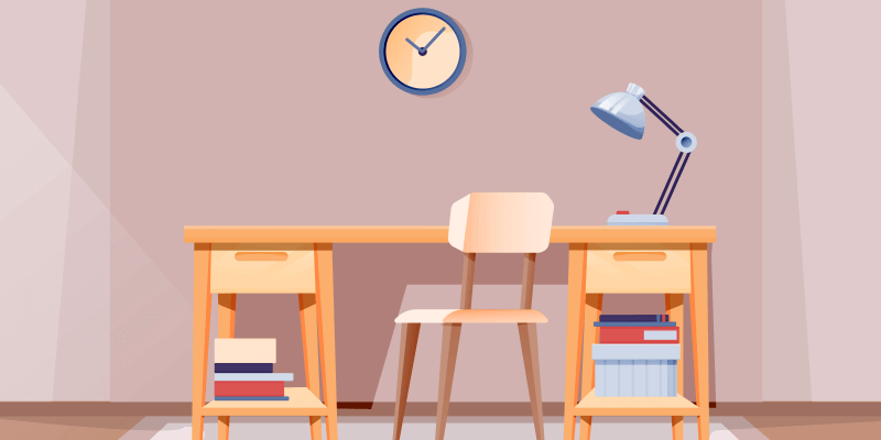 study room for neet exam preparation